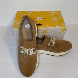 Yellow Box Women's Brown Loafers with Chain Detail